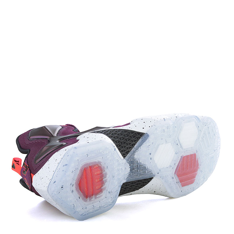 детские фиолетовые баскетбольные кроссовки Nike Lebron XIII GS 808709-500 - цена, описание, фото 4
